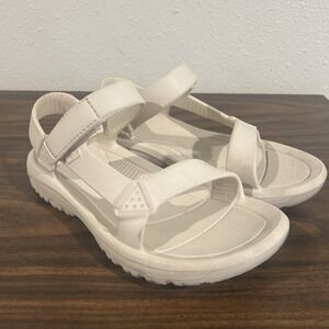 Teva Hurricane Drift Women's Size 7 Shoes Beige Strappy Outdoor Water Sandals